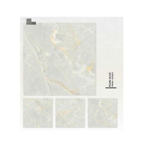 Azulejos de Porcelana Esmaltada Pulida de Estilo Europeo Moderno de Fabricante Indio, para Sala de Estar, Baño, Ladrillo Refractario, Resistente al Desgaste, Antideslizante - Product Image 1