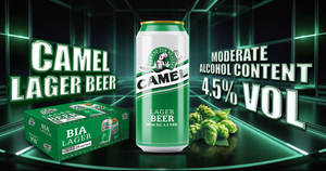 Cerveza Vietnamita Camel Extra Fuerte 4.5%-4.9%Vol, Cerveza Lager 330ml *24 Latas, Embalaje de Cerveza Artesanal de Fábrica - Product Image 2