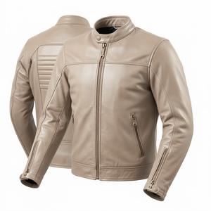 Chaqueta de cuero para hombre, chaquetas para motociclistas, equipo de motociclista, estilo de moda de lujo, ropa protectora, EE. UU. - Product Image 6