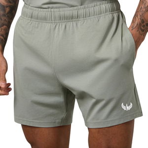 Pantalones Cortos Deportivos Casuales para Hombre, Color Verde Salvia, para Gimnasio, Correr, Entrenamiento, Verano, Ropa Deportiva Activa - Product Image 1