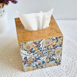 Caja de pañuelos de madera con diseño de cartas de póker para decoración de sala de juegos, accesorio al por mayor - Product Image 4