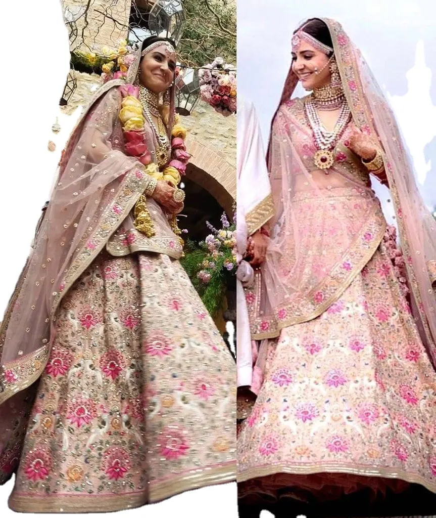 Дизайнерское платье Lehnga для невесты, плотное свадебное платье Lehnga для пакистанского свадебного платья, азиатское свадебное платье