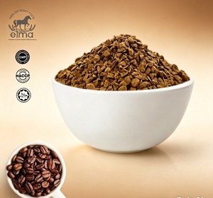 Premium Freeze Dried <b>Instant</b> <b>Coffee</b> Powder Arabica Robusta Blend High Caffeine Bitter Taste HACCP Certified Soluble <b>Coffee</b> Bulk - Product Image 1