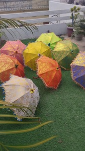 Multicolored Decorative Umbrella and Parasol Backdrop for Wedding <b>Ceiling</b> Decorations Party Event Hanging Temple Decoration - Product Image 5