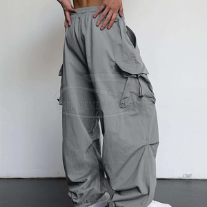 กางเกงต่อสู้มะกอกยุทธวิธีกันน้ำของผู้ชายอันดับต้นๆมีหลายกระเป๋าแบบลำลองสำหรับการเดินป่า - Product Image 5