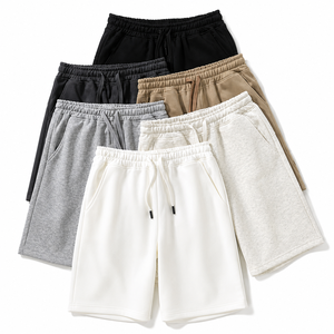 Pantalones Cortos Casuales de Algodón Chino para Hombre, de Color Sólido y Corte Holgado, con Logotipo Bordado Personalizado OEM, Precio de Fábrica en China y Bangladesh - Product Image 1