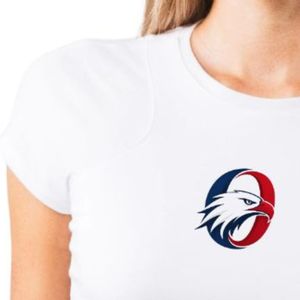 T-shirt court blanc à manches courtes pour femme, idéal pour la gym, le fitness, le yoga, l'entraînement, le sport, respirant et performant - Product Image 5