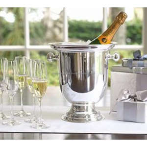 ฮอว์บิทถังน้ำแข็งสแตนเลสขัดเงานิกเกิลชิลเลอร์แชมเปญโลหะพิมพ์โลโก้ตามสั่ง - Product Image 2