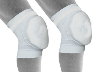 Genouillères de protection élastiques personnalisées en éponge épaisse orange pour le volleyball, le basketball, la danse, anti-collision - Product Image 3
