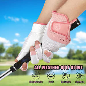 Gants de golf sans doigts pour femmes de qualité supérieure, matière douce et respirante pour la pratique quotidienne et le jeu professionnel - Product Image 4