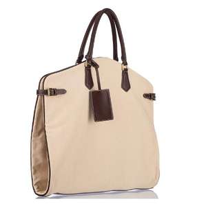 กระเป๋าใส่เสื้อผ้าแบบพับได้ ผ้าแคนวาสคุณภาพสูง ดีไซน์กันน้ำ สำหรับเดินทางและช้อปปิ้ง รุ่น LCGB-0027 ขายส่ง - Product Image 2