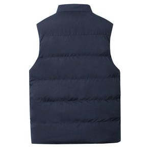 Gilet matelassé isolant haut de gamme pour homme, 100 % polyester, rembourrage en coton, imperméable, coupe-vent, respirant, écologique, OEM, personnalisable - Product Image 4