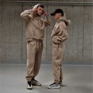 ชุดวอร์มลำลองผู้ชาย แขนยาว ชุดออกกำลังกาย ชุดเสื้อแจ็คเก็ตและกางเกงขายาว - Product Image 5