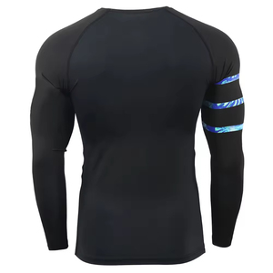 เสื้อรัดกล้ามเนื้อแขนยาว MMA แห้งเร็ว ดีไซน์ใหม่ สำหรับผู้ชาย ขายดี รับสั่งพิมพ์ลาย ชุดสำหรับต่อสู้ MMA - Product Image 2