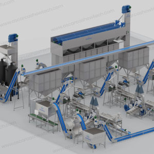 โรงงานแปรรูปเม็ดมะม่วงหิมพานต์อัตโนมัติเต็มรูปแบบ Oscar Cashew Tech รุ่น SS304 กำลัง 5 แรงม้า ความจุ 36 ตัน - Product Image 1