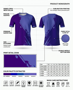 Personalized Short Sleeve Sublimation Printed Front Logo Lightweight Polyester <b>Athletic</b> T-Shirt - Product Image 3