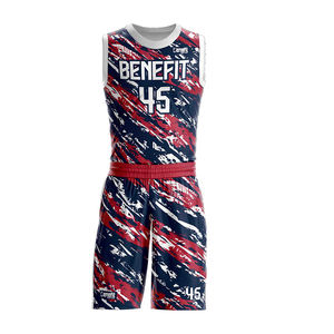 Sublimation Printed Unisex Team Bsci Breathable Winter Polyester Sportswear Basketball Uniform Sets High Quality - Product Image 2