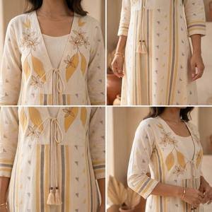 Vente en gros de tenues ethniques Kurta, vêtements ethniques de créateur pour femmes, tenues pour cérémonies de mariage disponibles à la vente - Product Image 2