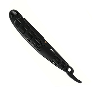 High Quality Folding <b>Straight</b> <b>Razor</b> for Barbers with Comfortable Wooden Handle Shaving and Hair Removal Salon Tools Barber <b>Razor</b> - Product Image 4