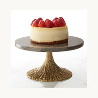 Support à gâteau en métal antiadhésif blanc, 2 pièces, design élégant, nouveau modèle, support de service pour desserts personnalisé, nouvelle collection