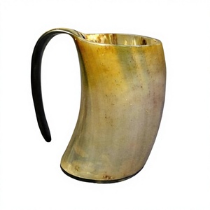 Antique Modern Buffalo Horn Beer Mug Natural Crafts Eco Friendly Durable Waterproof Handmade B S International Wedding Gift - Product Image 5