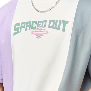 เสื้อยืดคอกลมสำหรับผู้ชายผ้าฝ้าย100% ลำลอง220กรัมลายทึบพิมพ์ลายกราฟิกสำหรับสตรีทแวร์แบบสั่งทำและขายส่ง - Product Image 3