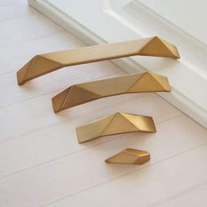 Tiradores de Cajón Color Cobre Champán, Perillas Metálicas para Cómodas, Herrajes Modernos para Puertas de Gabinetes de Cocina, Manijas para Armarios - Product Image 6