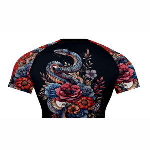 เสื้อรัดกล้ามเนื้อแขนสั้นแบบสั่งทำพิเศษ ลายโลโก้นักเล่นเซิร์ฟ MMA/BJJ  แบบซับลิเมชั่น  ลายออกแบบสำหรับยิวยิตสู  เสื้อรัดกล้ามเนื้อสั่งทำพิเศษ - Product Image 4