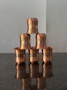 Gobelet en cuivre anti-fuite pour whisky, vin, eau et détox ayurvédique – Compatible lave-vaisselle et micro-ondes pour la maison, le bureau, les cadeaux et l'hôtellerie - Product Image 4