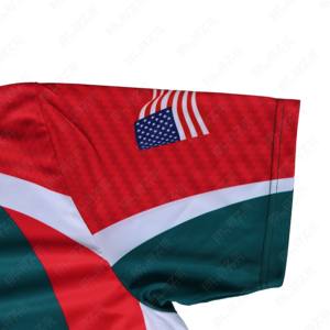 Vêtements d'équipe personnalisés pour hommes Ensemble de maillots de baseball imprimés Chemise à boutons en sergé de maille brodée en polyester/coton T-shirts pour hommes - Product Image 5