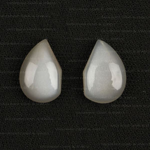 Aamna Gems - Prix d'usine - Pierres précieuses naturelles de qualité supérieure - Éclats de pierre de lune grise de forme irrégulière - Cabochons calibrés - Pierres précieuses en vrac - Troisième qualité - Product Image 2