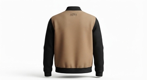 Veste à capuche en mélange de coton premium avec empiècements contrastés |   AZBA International – Nouvelle collection streetwear légère et respirante pour le printemps (ODM) - Product Image 2