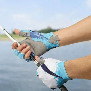 Latest Custom Fishing <b>Gloves</b> With Thick Palm Protection Best Anti Slip <b>Gloves</b> Fishing Sailing <b>Gloves</b> - Product Image 2
