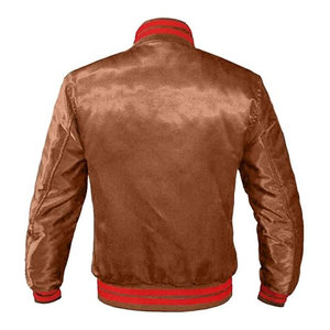 Chaqueta Universitaria Estilo Letterman con Letras Griegas, Chaqueta Bomber Varsity de Satén Premium, Chaqueta Casual y Elegante para Hermandades y Fraternidades - Product Image 2