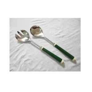 Luxury Metal <b>Salad</b> Server Collection Elegant Serving <b>Tools</b> for Hotel Dining Service - Product Image 5
