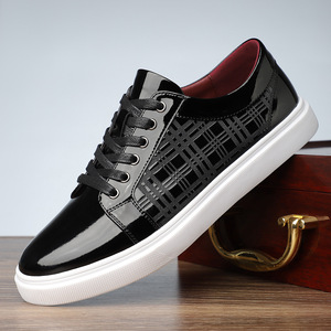 DA Lace-Up Breathable <b>Velcro</b> Design Comfortable Material New Design Men's High Top Sneakers Wholesale - Product Image 2