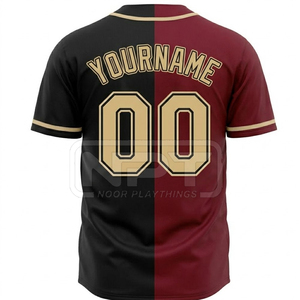 Camiseta de Béisbol Sublimada Personalizada de Alta Calidad con Logotipo Bordado y Nombre, Camiseta Deportiva de Béisbol al Por Mayor - Product Image 3
