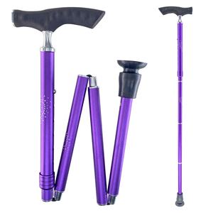 Bastón de ayuda de movilidad ligero elegante con mango cómodo y base de goma para el cuidado de la salud - Product Image 1