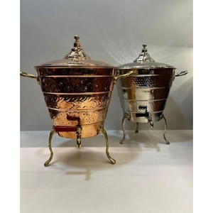 Distributeur d'eau vintage en cuivre avec couvercle, grande capacité, pour la maison, emballage individuel - Product Image 4