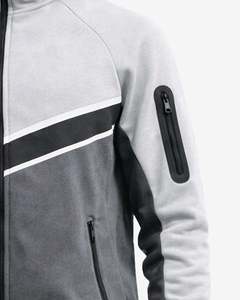 Conjunto Deportivo para Hombre, Sudadera con Capucha y Cordón Ajustable, Pantalones de Forro Polar de Manga Larga con Bloques de Color, Ropa Deportiva Transpirable para Otoño - Product Image 6