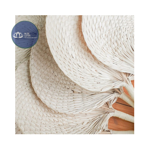 [BEST SELLER] |   Éventail à main en feuille de palmier tressée |   Ventilateur portable pour mariage, événement, fête, décoration, Vietnam - Product Image 1