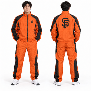 ชุดวินด์เบรกเกอร์ผู้ชายแบบกำหนดเอง ชุดวอร์ม OEM ODM ขายส่ง เสื้อผ้าทีม เสื้อผ้าวิทยาลัย ชุดยูนิฟอร์มสโมสร เสื้อผ้าลำลอง - Product Image 6