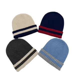 Gorro de invierno de Jacquard con logotipo personalizado, gorros de lana de 100%, patrón de lazos tejidos, fabricante directo, Colección Hot Beach - Product Image 4