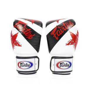 ถุงมือชกมวย Fairtex MMA รุ่นใหม่ ดีไซน์มืออาชีพ สีขาวดำ หนังแท้คุณภาพสูง กันลื่น กันน้ำ ป้องกันรังสียูวี - Product Image 2