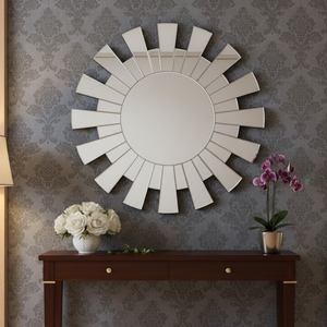 Rectangular <b>Mirror</b> 41x31 Inch <b>Large</b> Wall Hanging Decorative <b>Mirror</b> for Living Room <b>Bedroom</b> Bathroom Elegant Modern Home Decor - Product Image 5