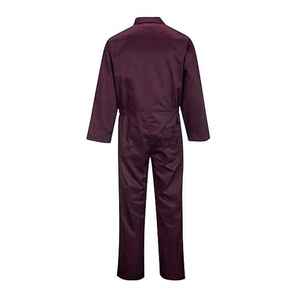 Combinaison de travail industrielle à manches longues en polycoton avec bandes réfléchissantes, uniforme de travail pour ouvriers du bâtiment, toutes tailles. - Product Image 2