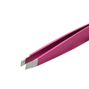 Pinza de doble uso con punta de peine para extensión de pestañas y estilizado de cejas, de acero inoxidable con mango cómodo, precio mayorista - Product Image 5