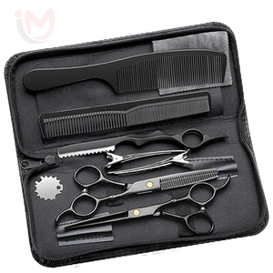 Juego de Tijeras de Peluquería Profesionales de Acero Inoxidable, Duraderas, de Alta Calidad, Personalizables, Herramienta de Salón para Belleza y Peluquería - Product Image 4