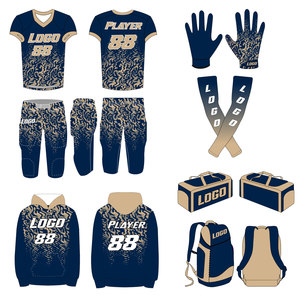 Premium Custom American Football Uniform Set Jersey Pants <b>Socks</b> Sublimation Sports Team Kit - Product Image 1