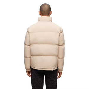 Crew Neck Lightweight Puffer Jackets Unisex <b>Camouflage</b> Quilted Jacket Water Resistant Ripstop Windbreaker Warm Coats Front - Product Image 2